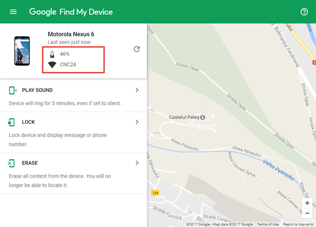 find my android devices